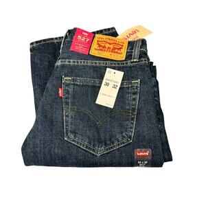 Levi's 527 Jeans Mens 30x32 (31x33 ACTUAL) Slim Bootcut Fit Blue Denim NEW